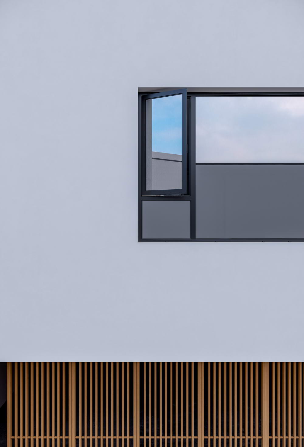 WOY110外开窗纱一体