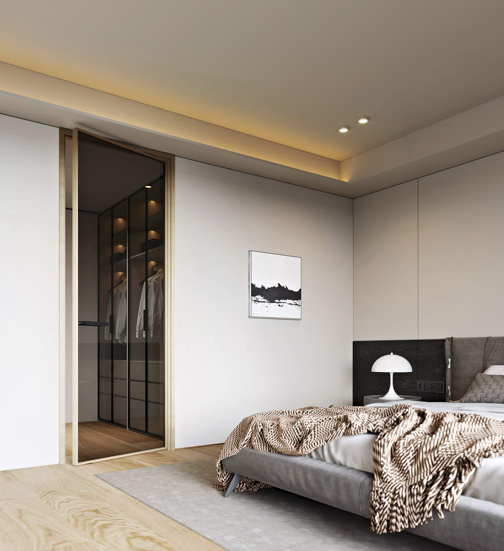 DS45极窄平开门-衣帽间B